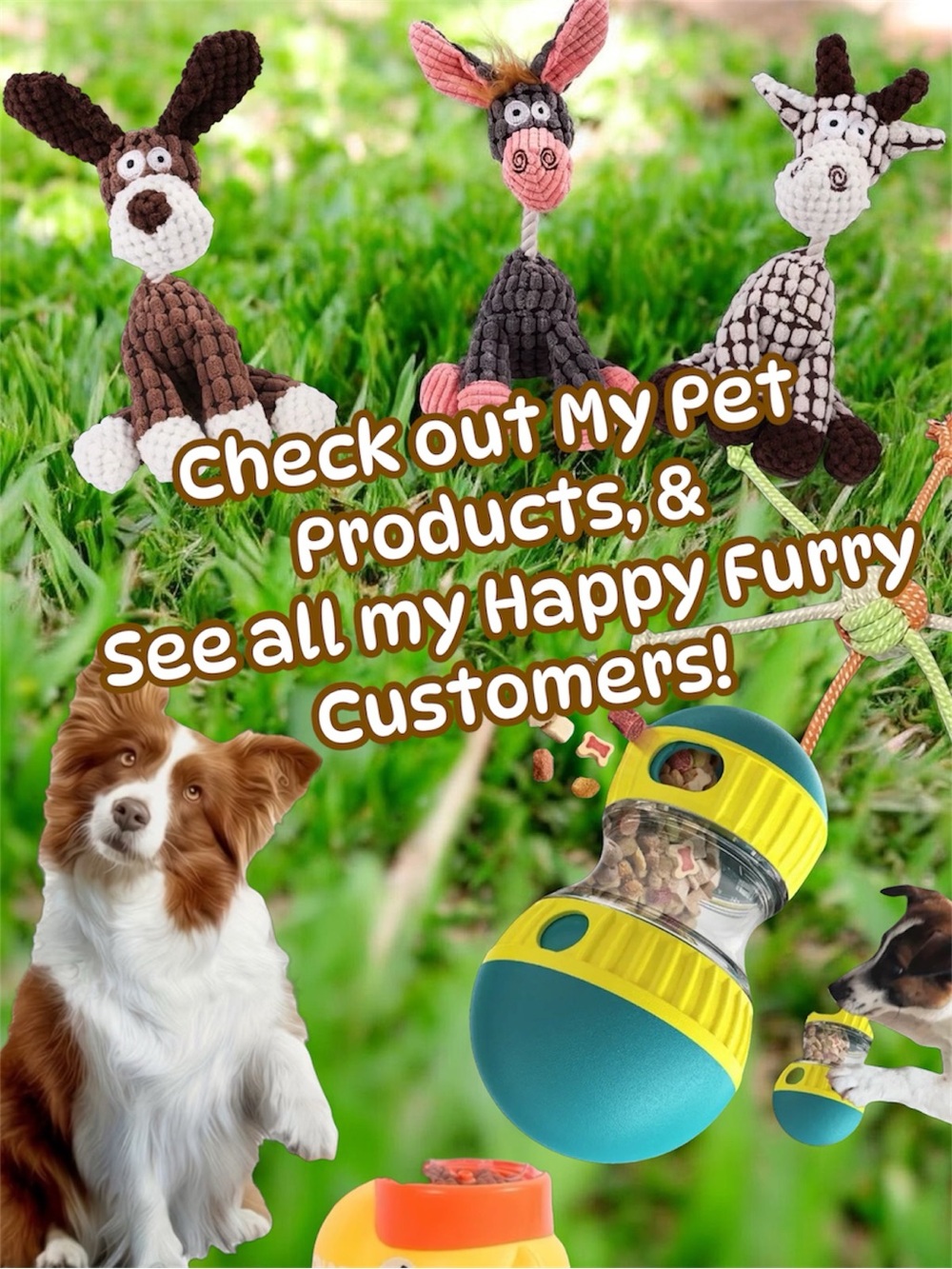 CHECK OUT ALL MY PET APPROVED TOYS, FEEDERS, TRAINING BUNDLES AND MORE 🐶🐱